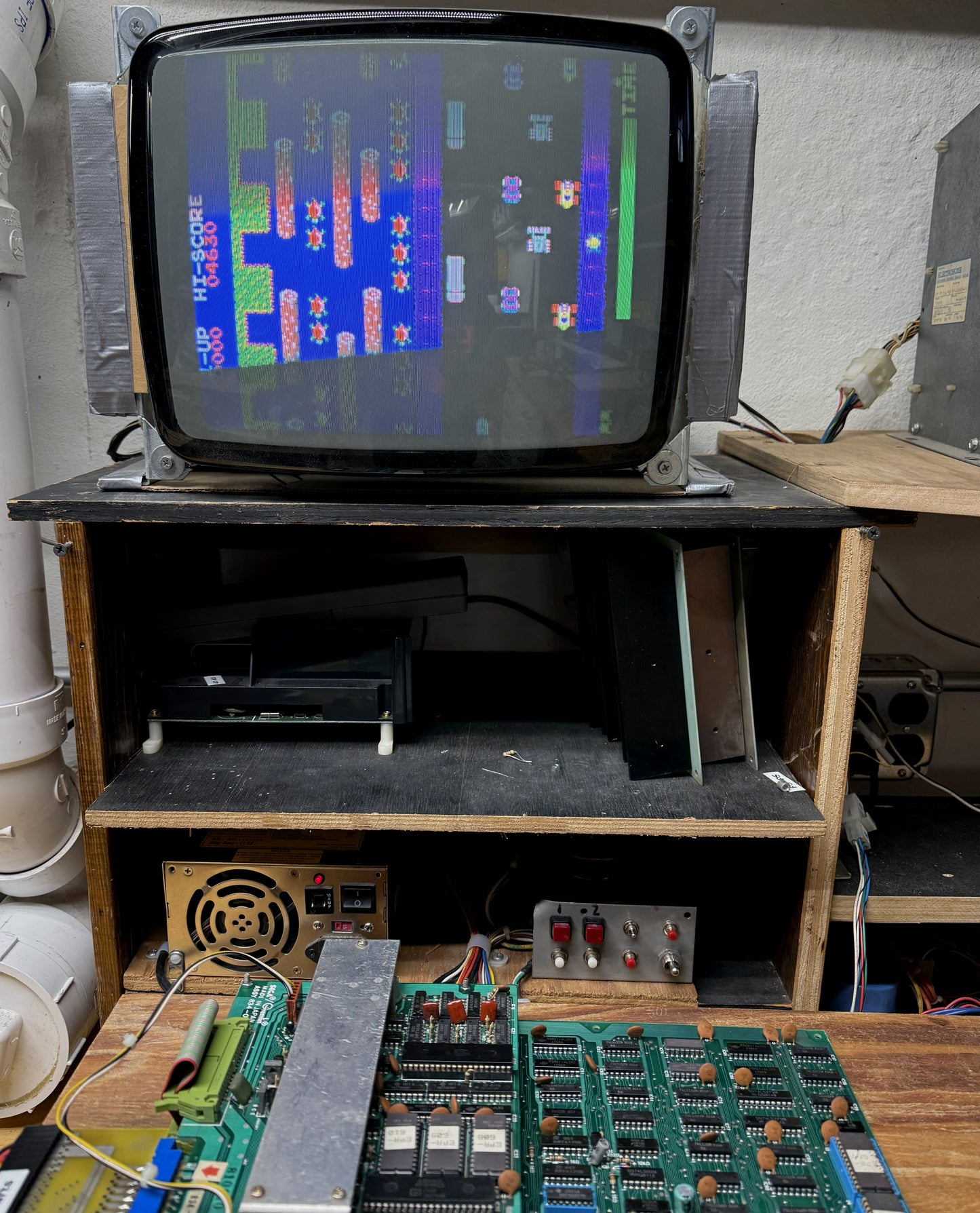 Frogger Circuit Board, Works