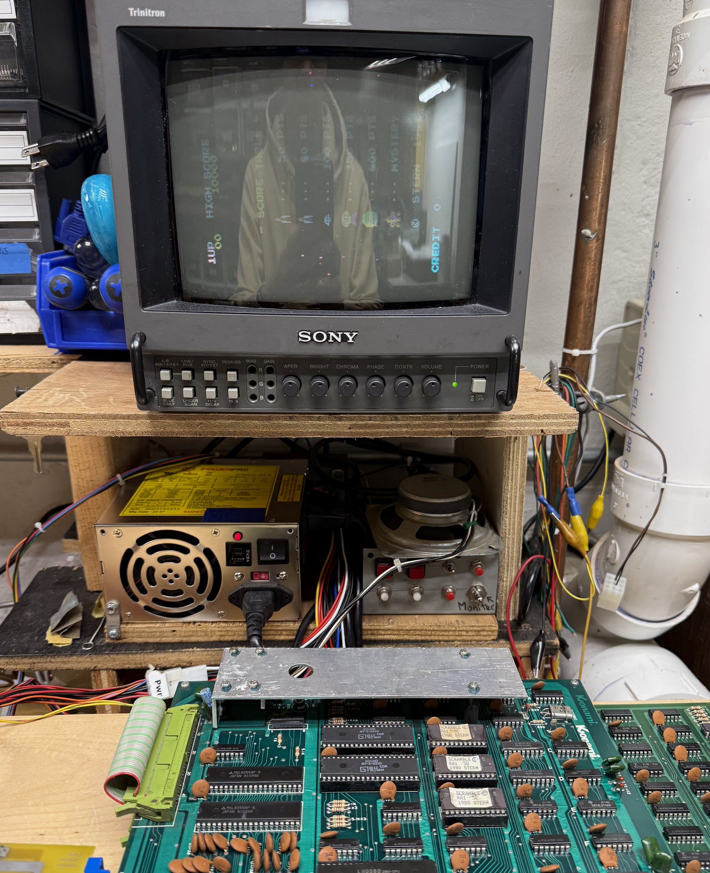 Scramble Arcade Board, Working