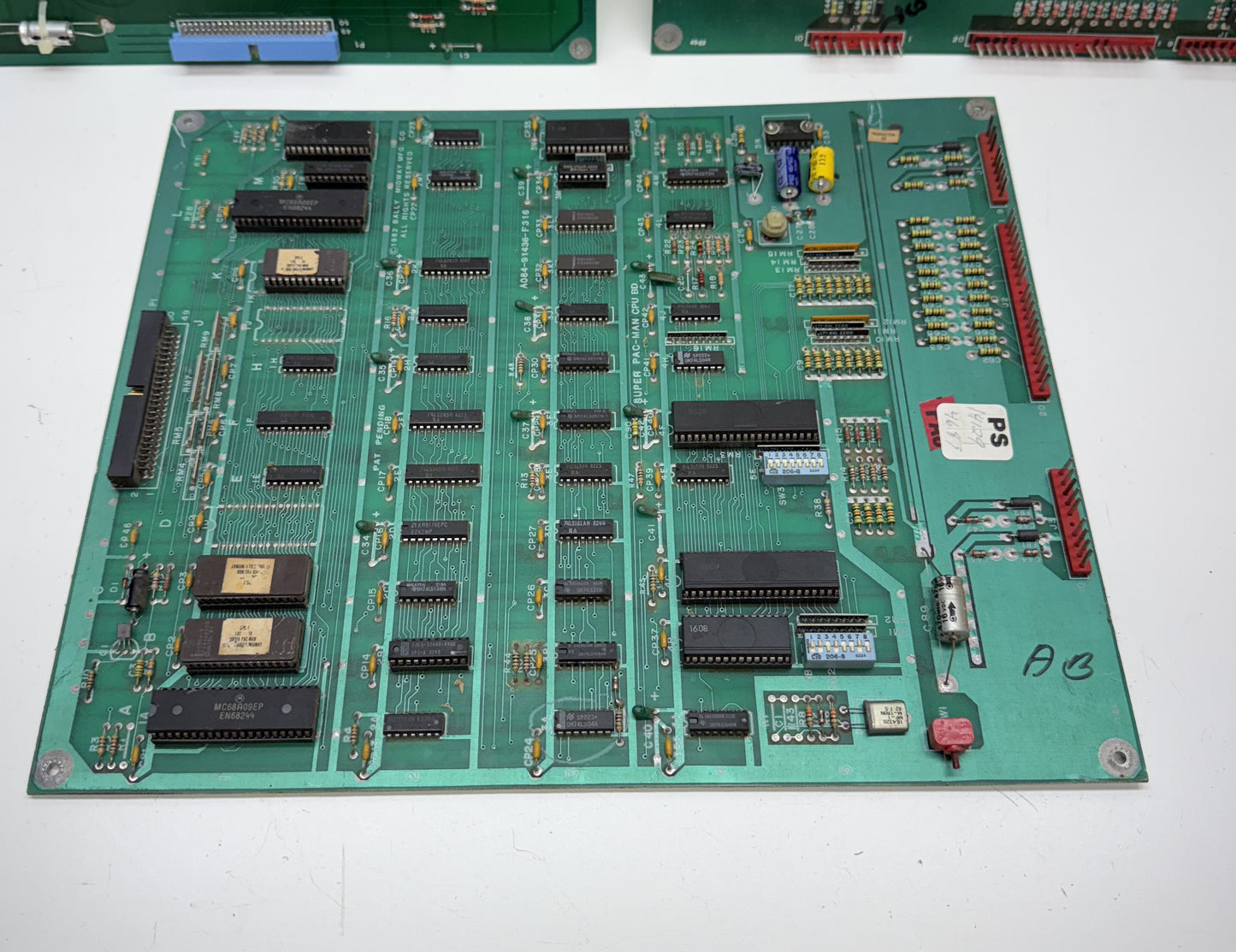 Super Pac-Man Board Lot x 3 for Repair