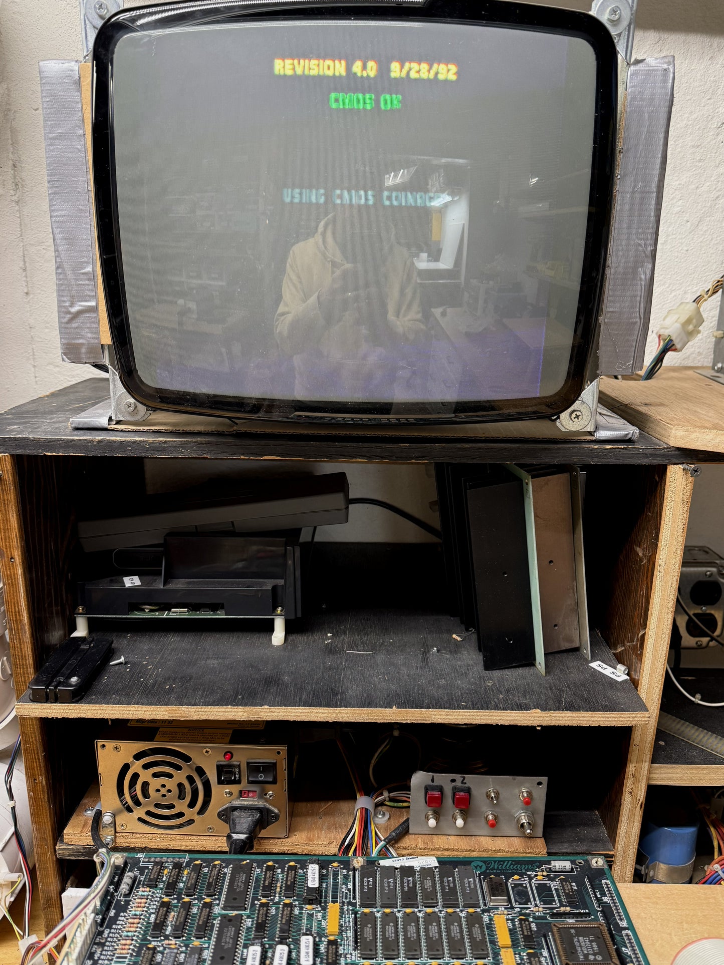 Mortal Kombat Jamma Circuit Board, Works