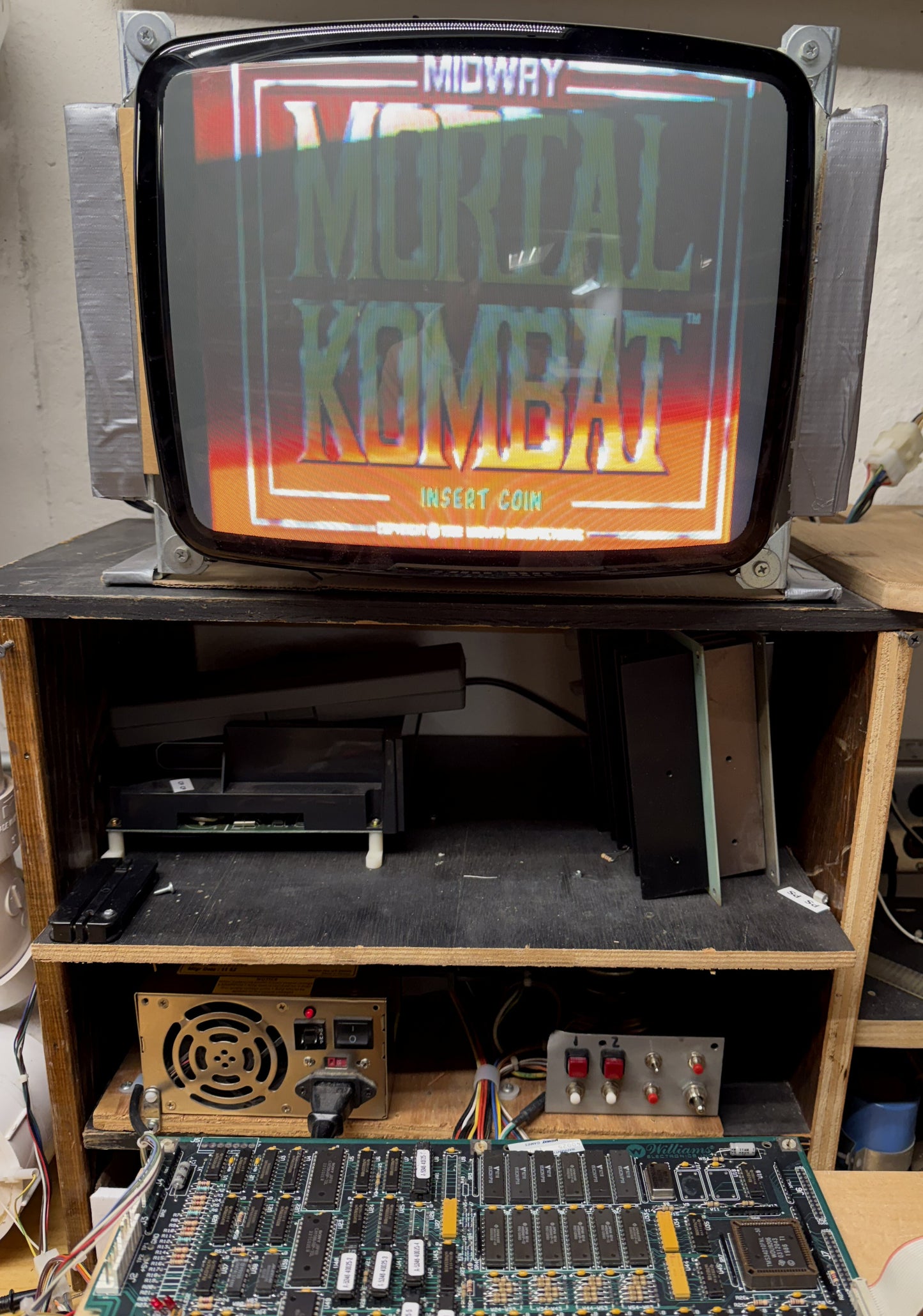 Mortal Kombat Jamma Circuit Board, Works