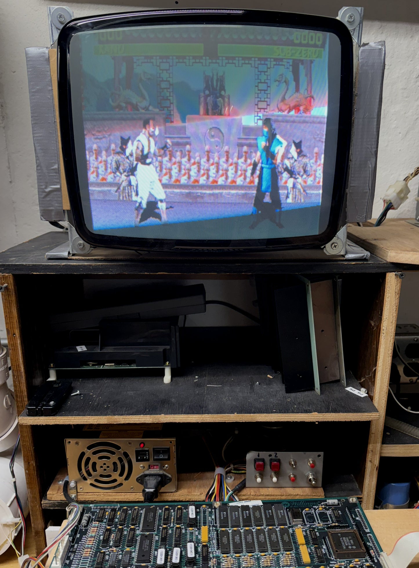 Mortal Kombat Jamma Circuit Board, Works