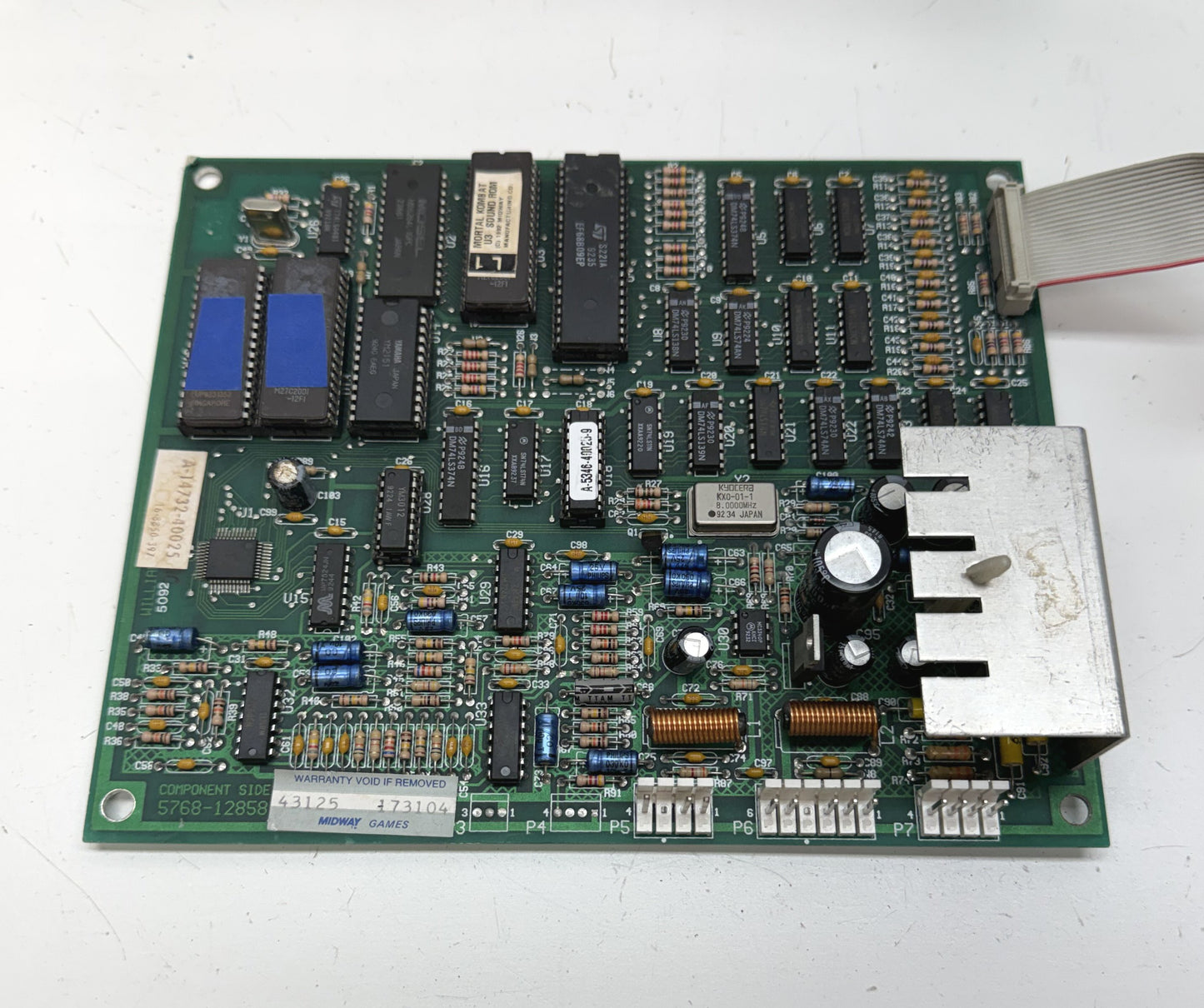 Mortal Kombat Jamma Circuit Board, Works