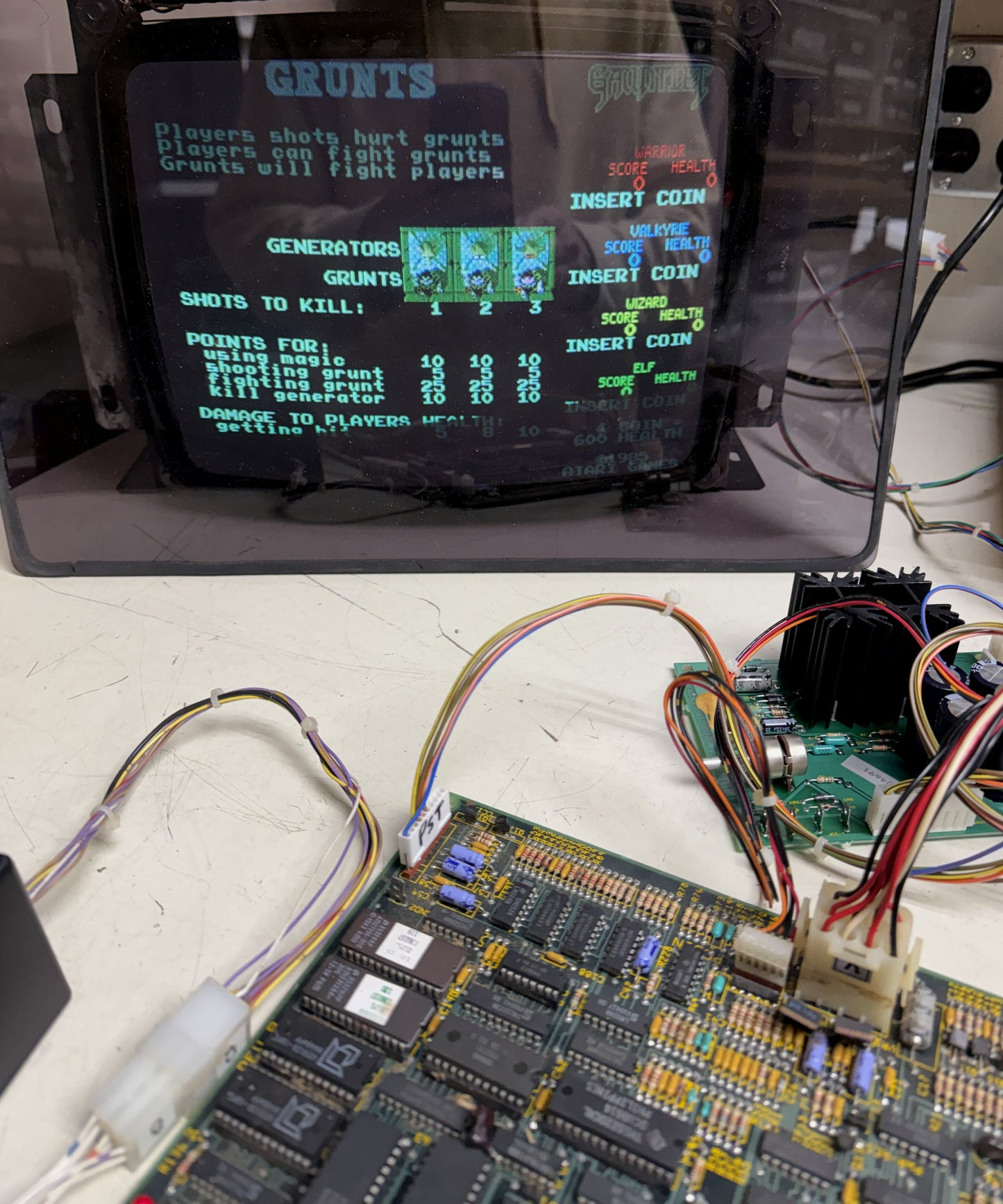 Gauntlet Circuit Board, Works