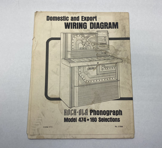 Rock-Ola 474 Wiring Diagram