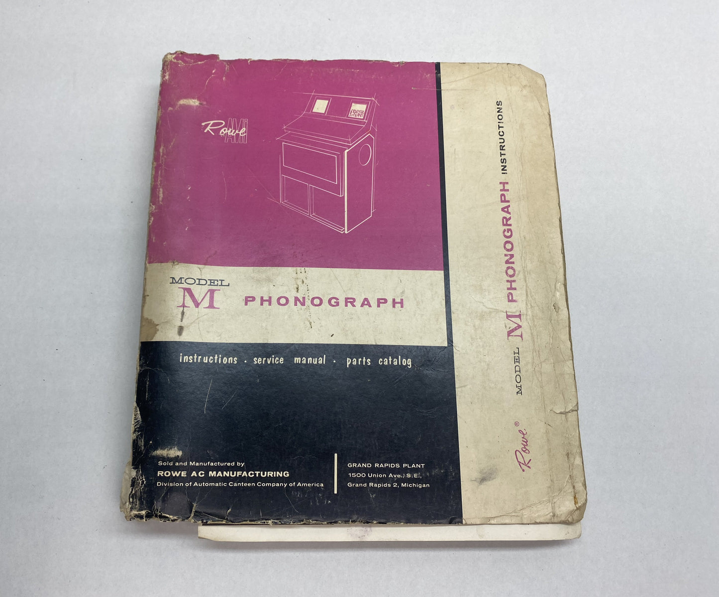 Rowe AMI Model M Phonograph Manual