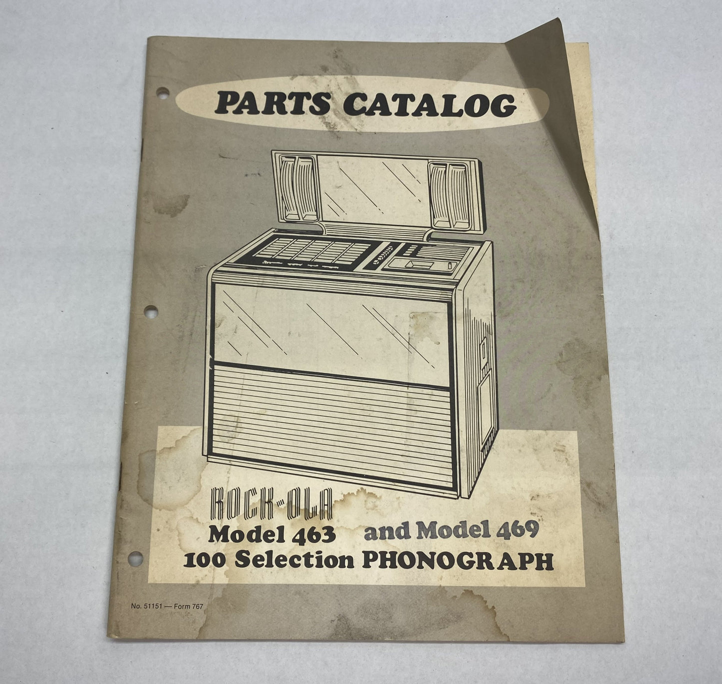 Rock-Ola 463 and 469 Parts Catalog