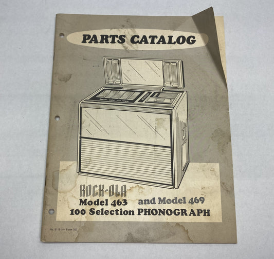 Rock-Ola 463 and 469 Parts Catalog