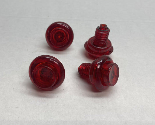 Red Translucent Leafswitch Button (Short)