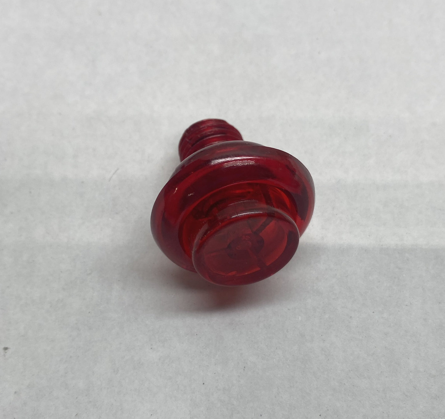 Red Translucent Leafswitch Button (Short)