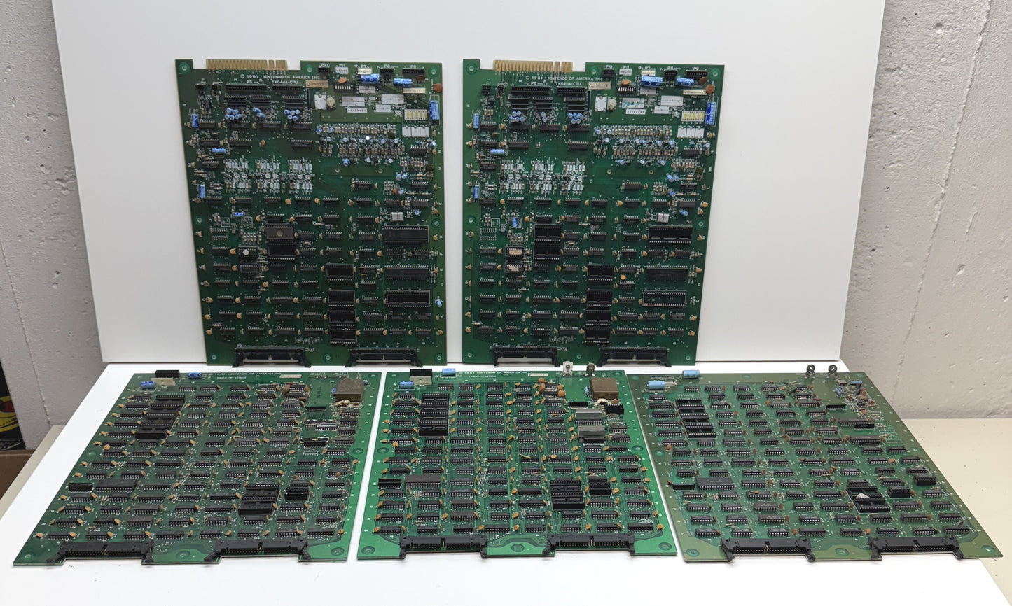 Donkey Kong Circuit Board Lot x 5 for Repair