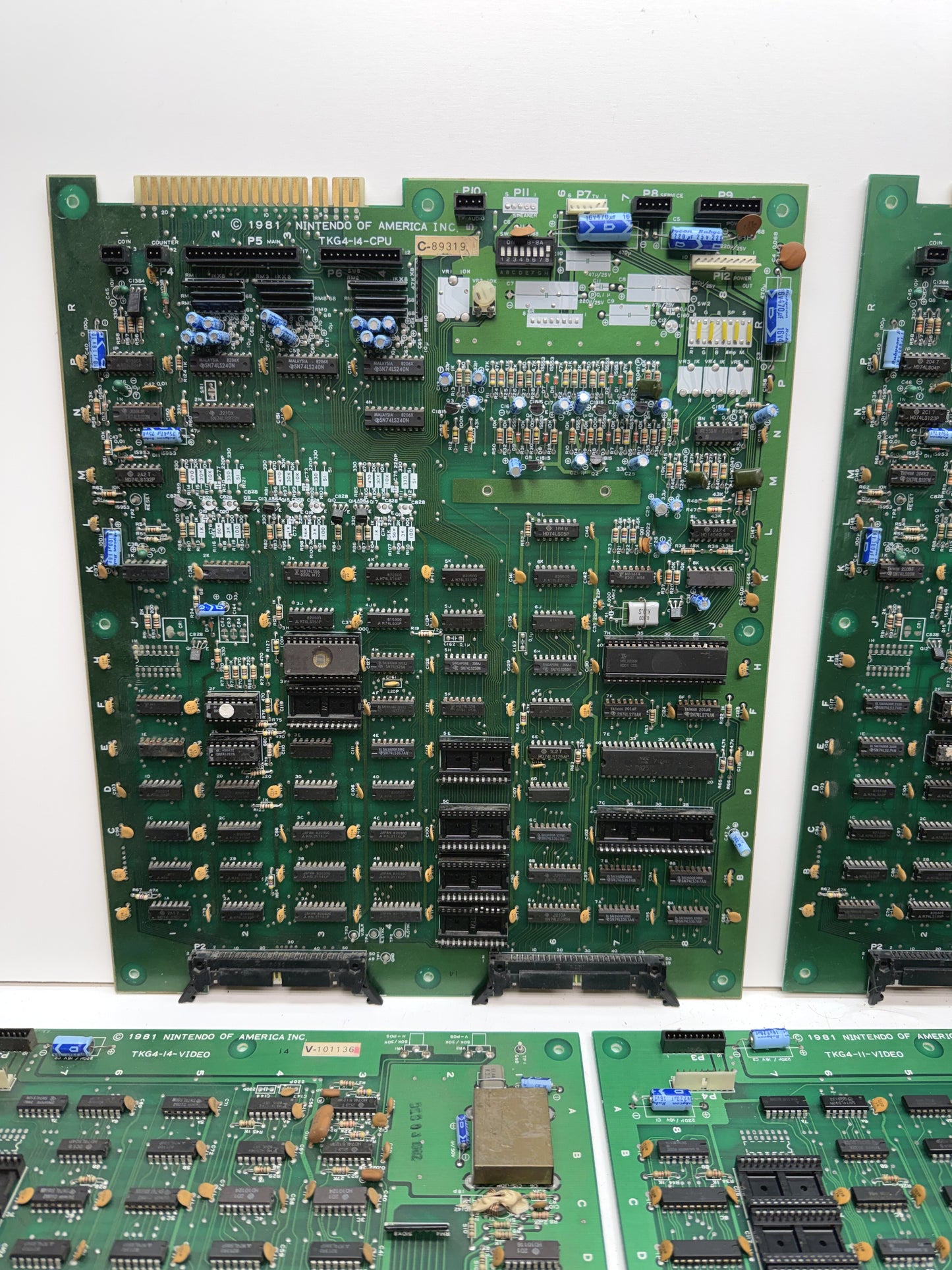Donkey Kong Circuit Board Lot x 5 for Repair