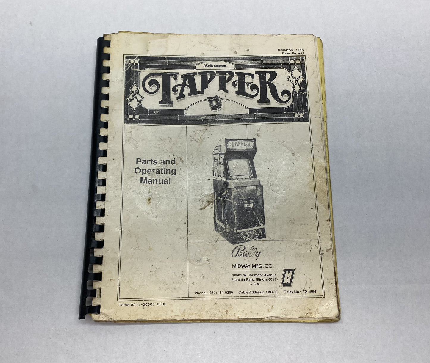 Tapper Parts and Operating Manual