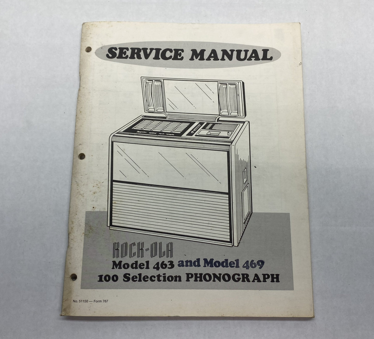 Rock-Ola 463 and 469 Service Manual