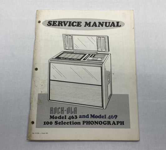 Rock-Ola 463 and 469 Service Manual