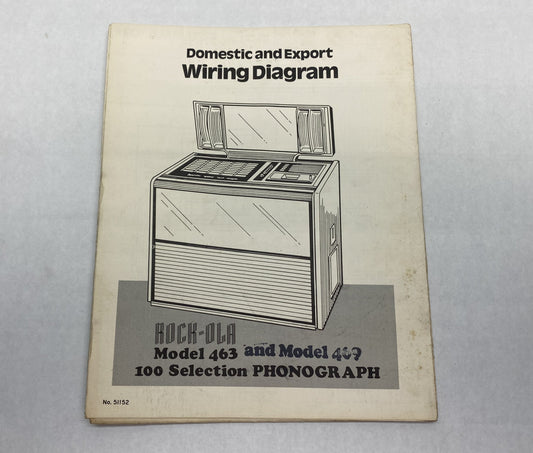 Rock-Ola 463 and 469 Wiring Diagram