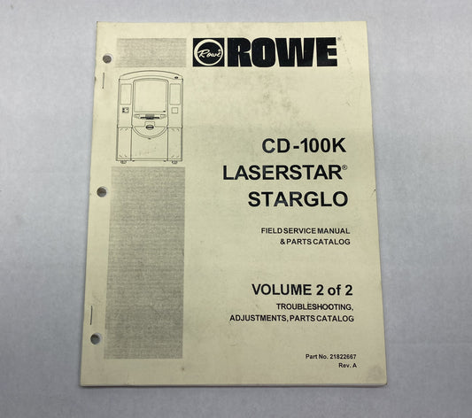 Rowe CD-100K LaserStar Starglo Manual 2 of 2