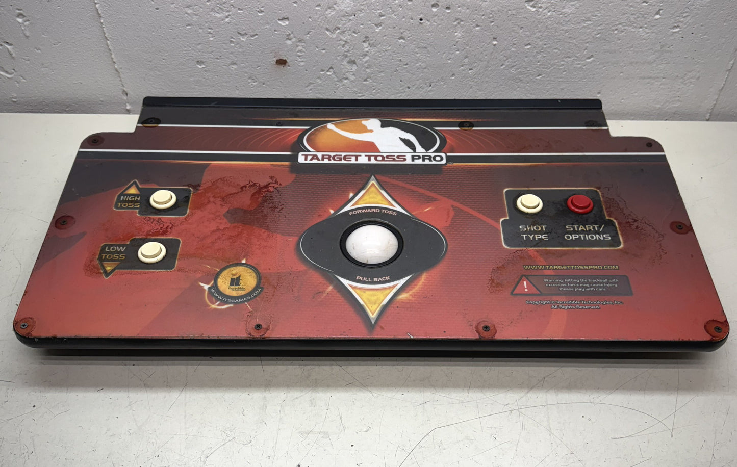 Target Toss Pro Control Panel (Dedicated Game)