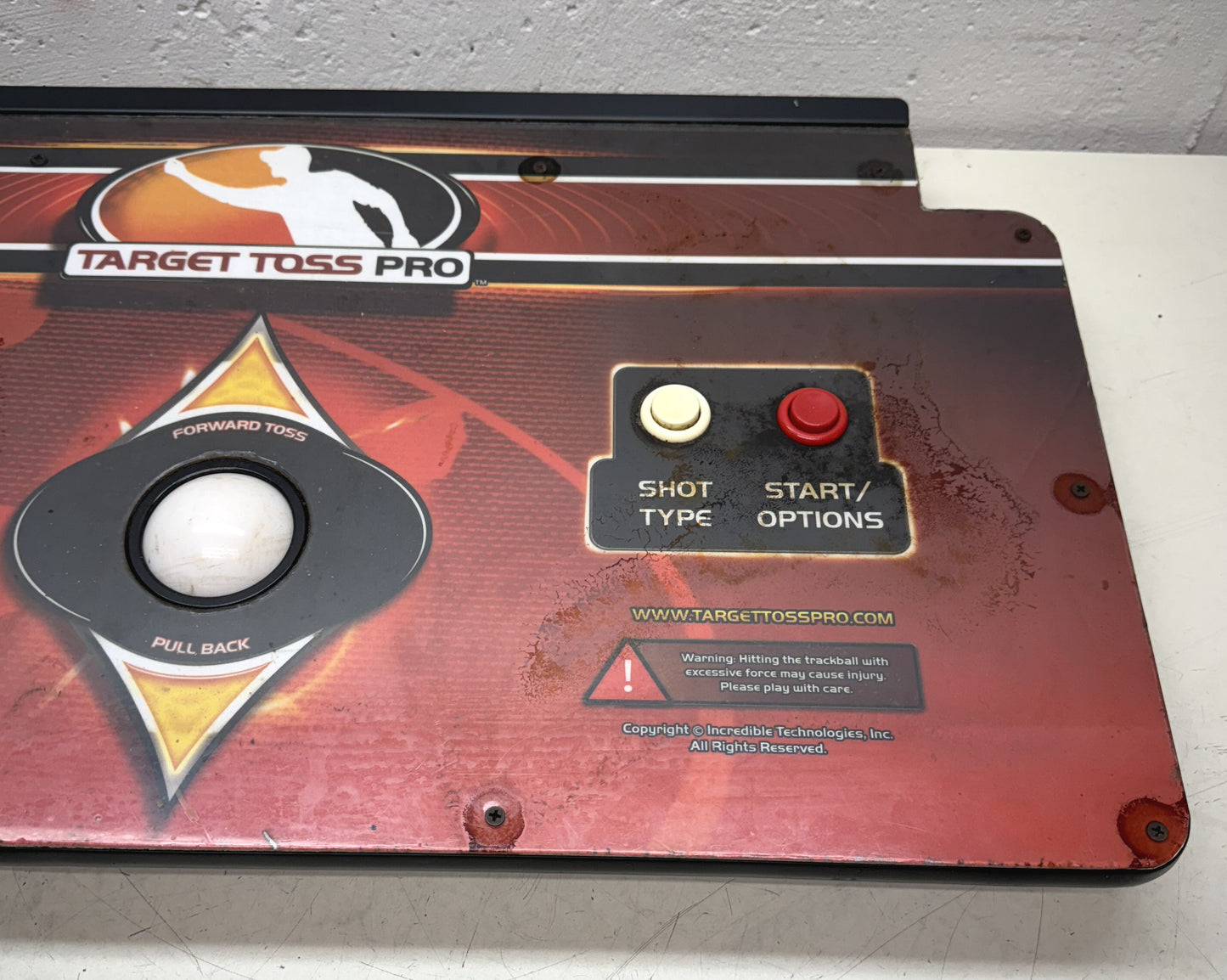 Target Toss Pro Control Panel (Dedicated Game)