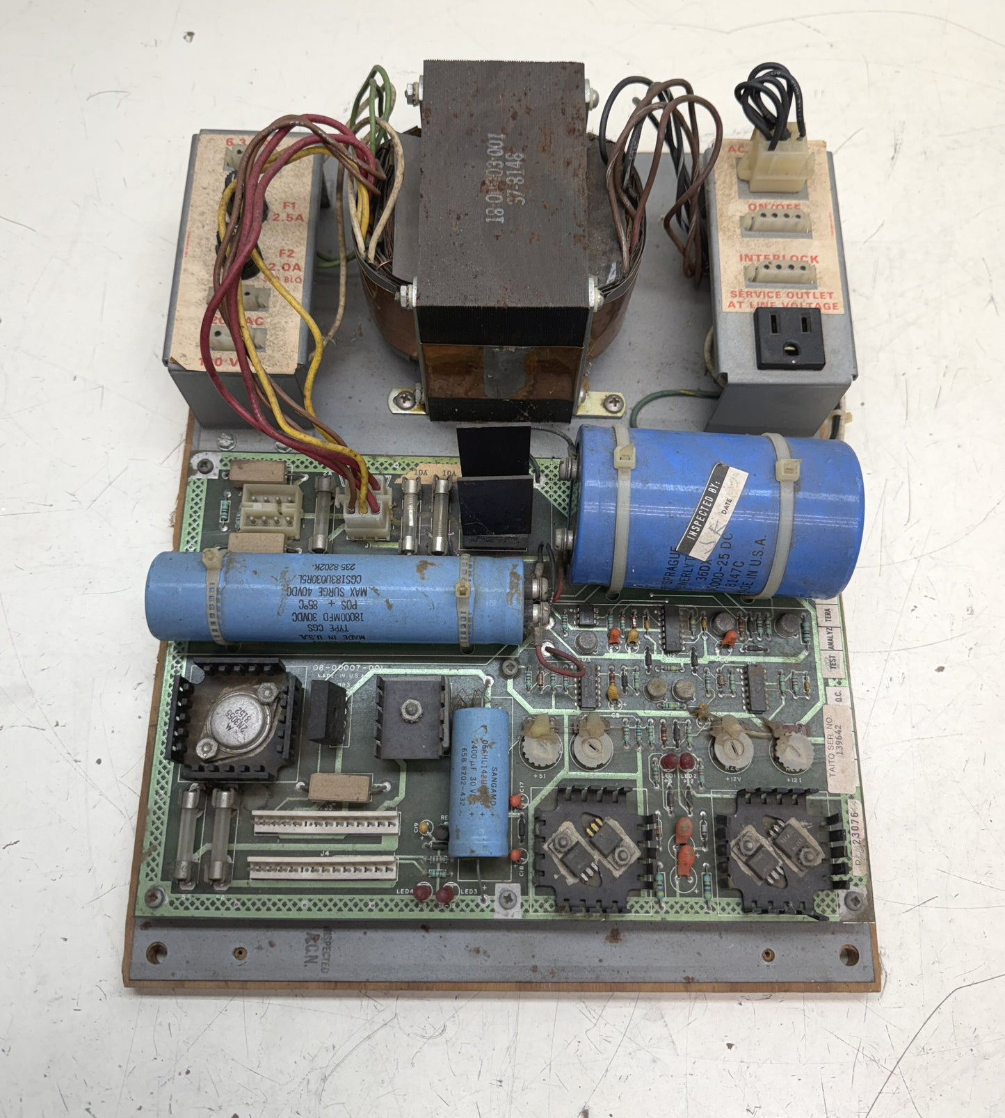 Taito Power Supply / Transformer Assembly