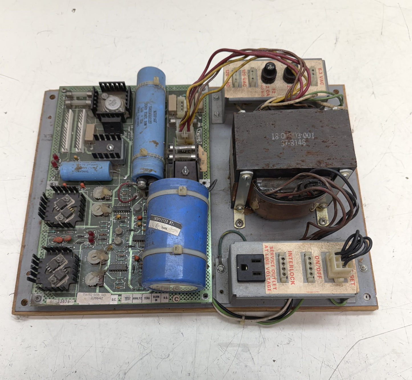 Taito Power Supply / Transformer Assembly