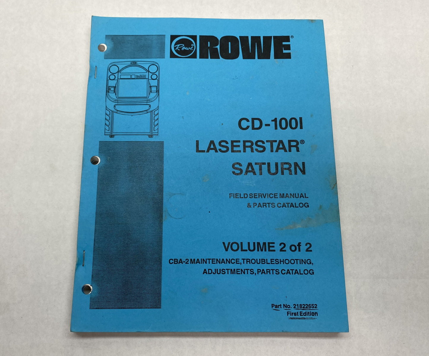 Rowe CD-100L LaserStar Saturn Manual 2 of 2