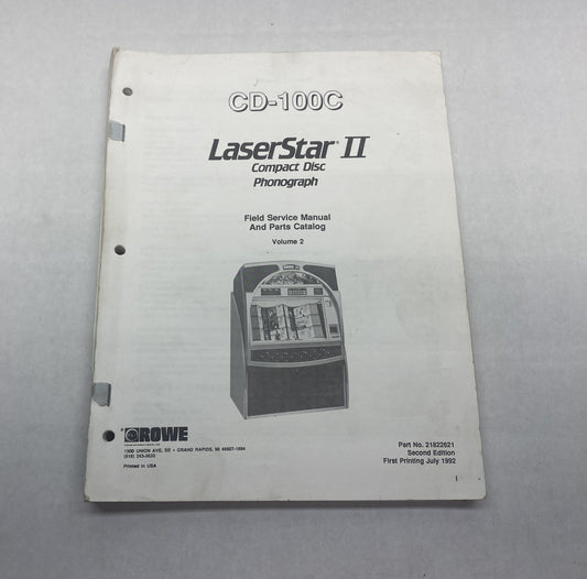 Rowe CD-100C LaserStar II Manual 2 of 2